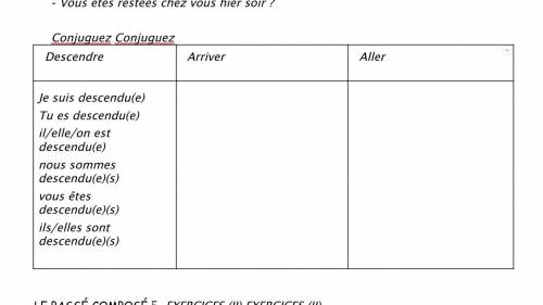 Yooo please help me with conjugating these 2 verbs :) - French
