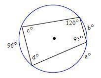 Find the value of each variable. For the circle, the dot represents the center. (5 points)