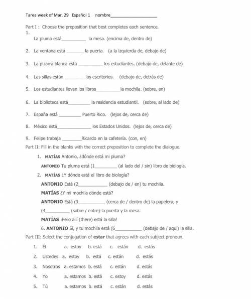 PLEASE PLEASE PLEASE HELP THIS IS SPANISH
I WILL MARK U BRAINLIEST
SORRY BUT IM VV DESPERATE