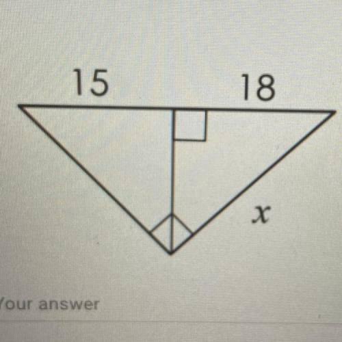 Solve for x (Geometry)
