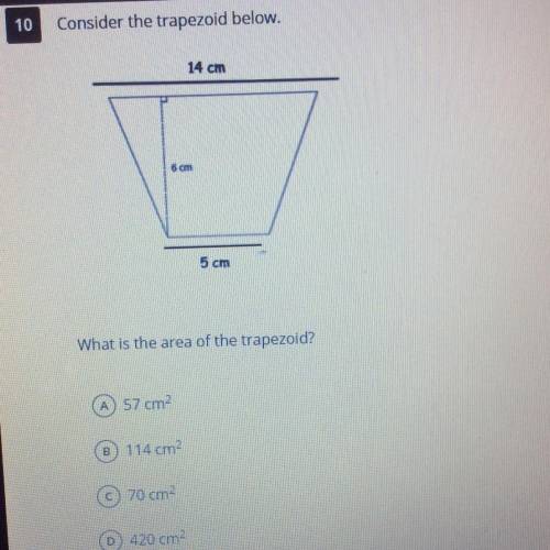 Consider the trapezoid below.