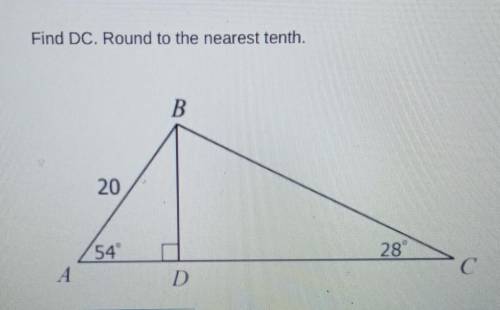 Find dc round to the nearest tenth​