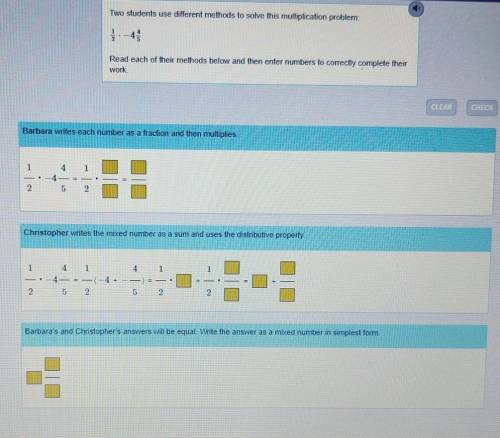 Two students use different methods to solve this multiplication problem: Read each of their methods
