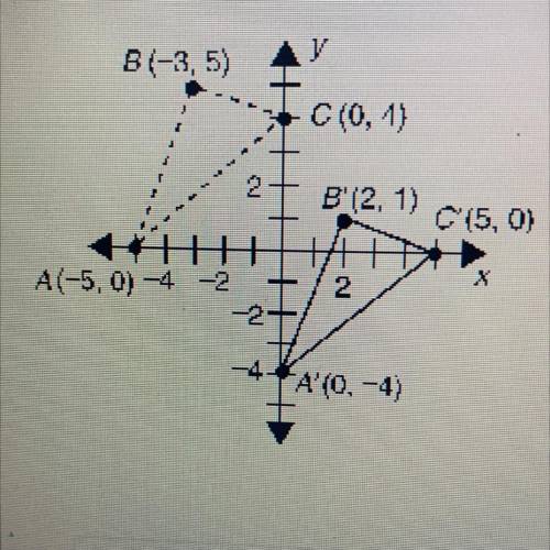 Find the translation vector, 7, that maps triangle ABC onto A'B'C'.