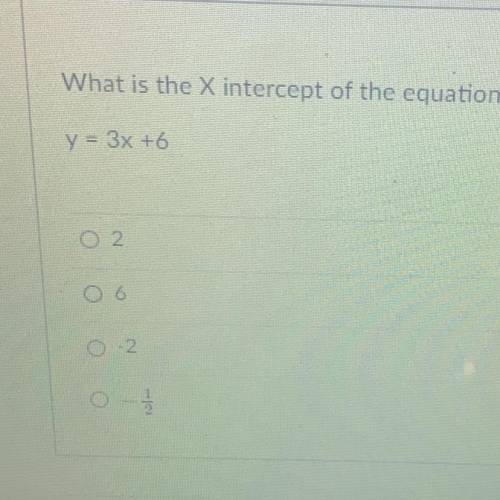 What is the intercept of the equation