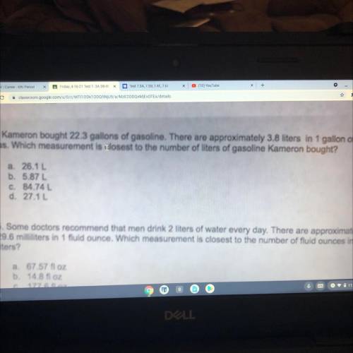 Just answer number 4 please and thank you