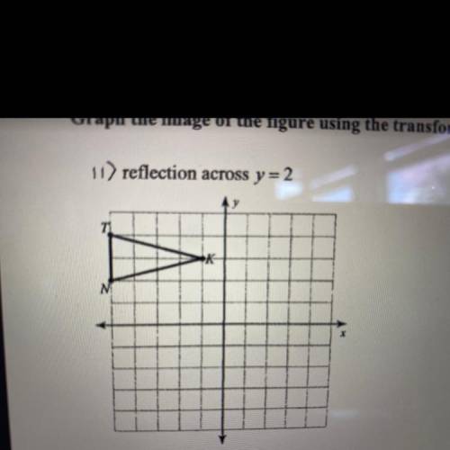 A reflection across y=2
HELP DUE VERY SOON