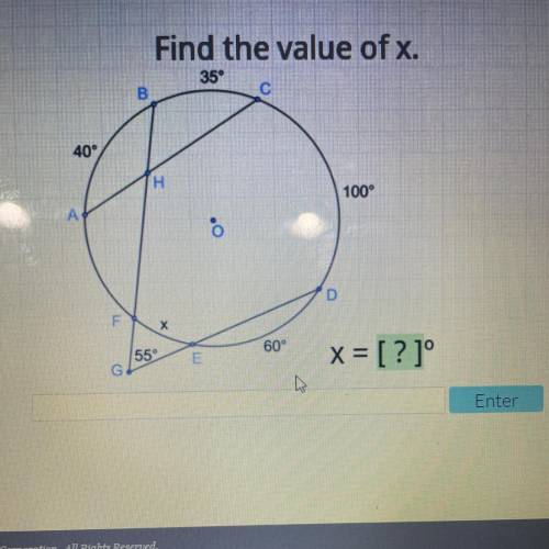 Acellus geometry help needed!! find the value of x