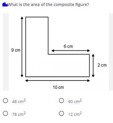 What is the area of the figure?