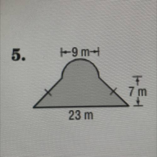 Can somebody help me find the area of the figure with an explanation please :)