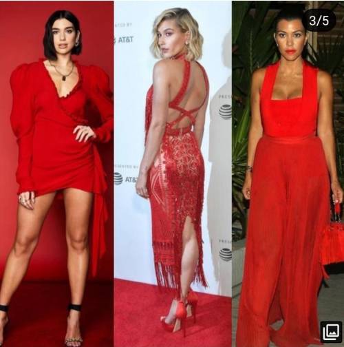 Who is looking hottest in red ?

from - dua lipa , Hailey beiber and Kourtney Kardashian choose an