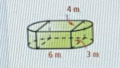 What is the surface area of the solid below? Round to the nearest tenth.

 Hint: The surface area