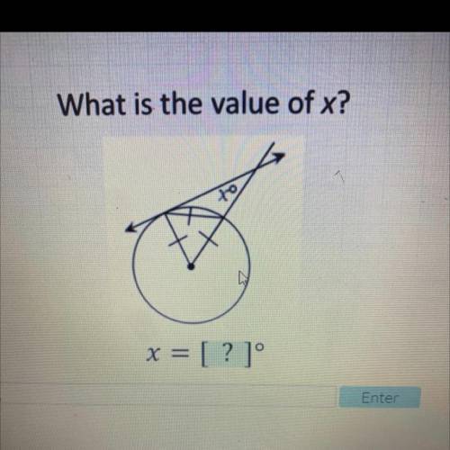 Will give brainliest 
What is the value of x?
x = [?]