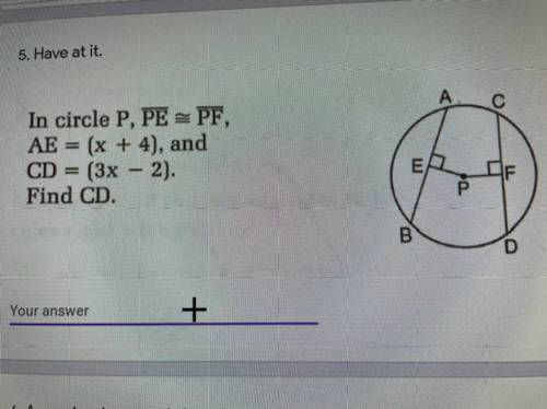 ***PLEASE HELP I PROMISE YOU I WILL GIVE YOU BRAINLIEST. *** In circle P, PE is congruent to PF, AE