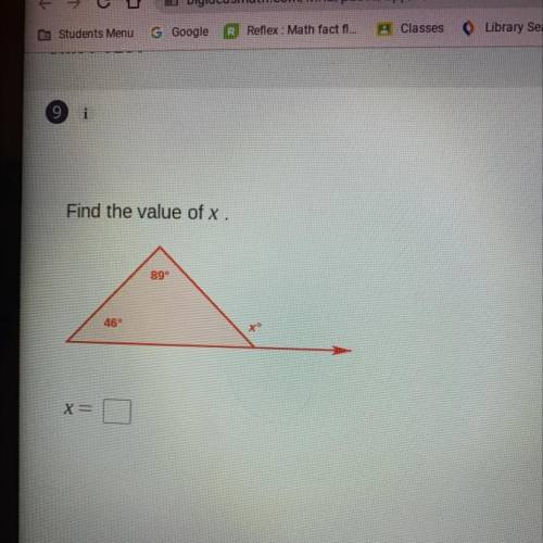 Find the value of X.
please and thank you.