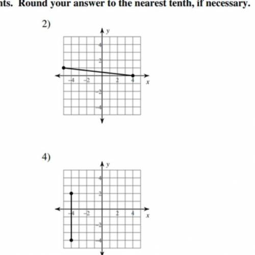 Can you help me find the distance between each point round your answer to the nearest tenth