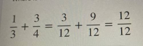 Where is the mistake in the following problem?

1) 3/12
2)9/12
3)3/4
4)1/3