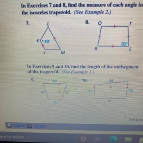 Need answers for 7-8