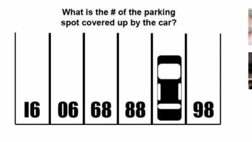 What is the number which the car is covering?