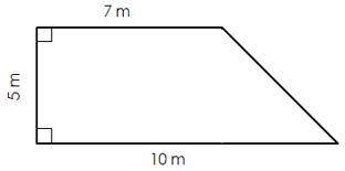 What is the area of the figure?

Question 12 options:
a) 
42.5 square meters
b) 
50.0 square meter