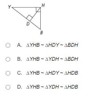 NEED HELP ASAP PLEASE! BRAINLIEST TO RIGHT ANSWER! What similarity statement can you write relating