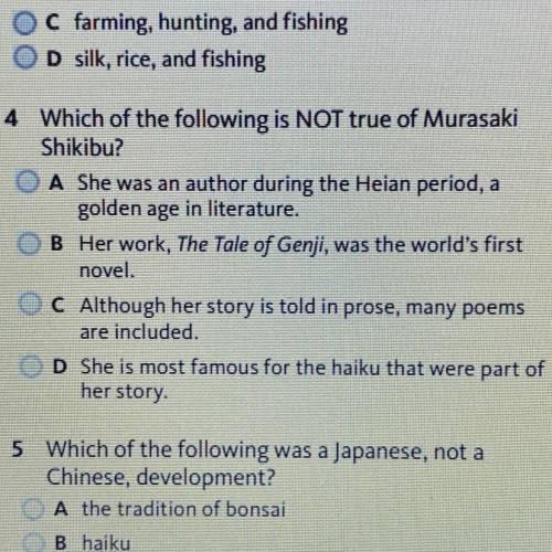Question 4 please! <3