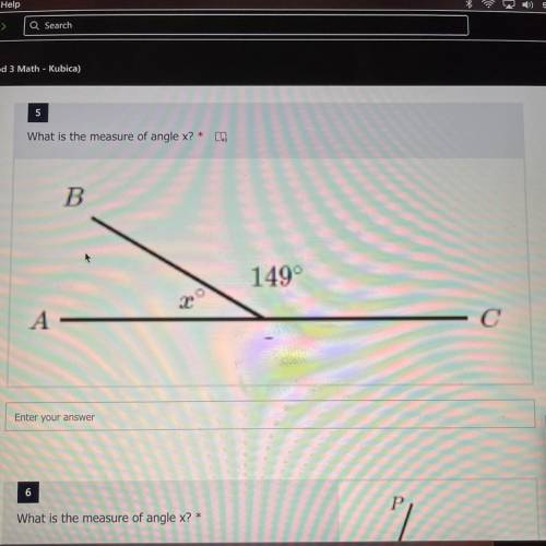 HELP ASAP what is the measure of angle x?