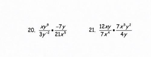 CAN SOMEONE PLEASEEE HELP SIMPLIFY THESE TWO EXPONENT PROBLEMS I HAVE NO CLUE HOW