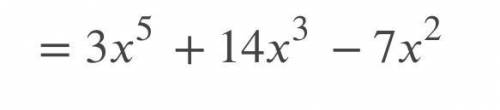 Which expression is equivalent to (3x^5+8x^3)-(7x^2-6x^3)
