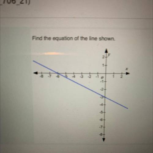 2

Find the equation of the line shown.
Find the equation of the line shown. *
(10 Points)
y=3x+4