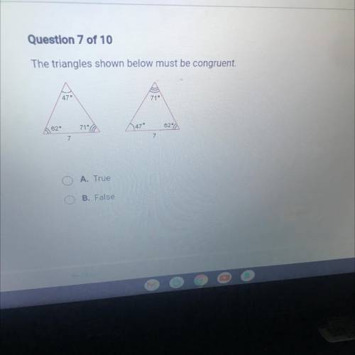 The triangles shown below must be congruent. Help please