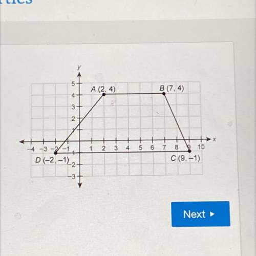 What is the length of the midsegment of this
trapezoid? In units?