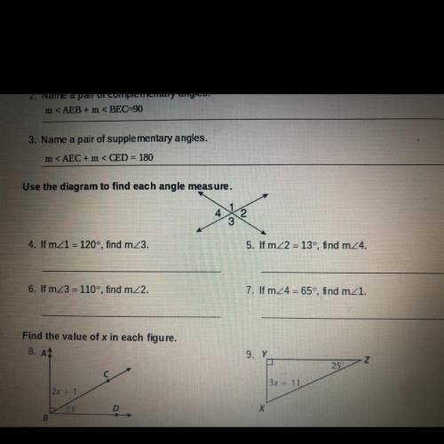 Can someone help me with 4 and 7 please