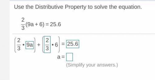 What does a equal? (This assignment is past due so please help me)