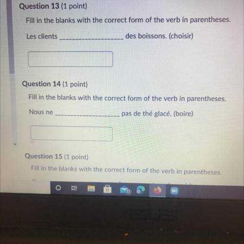 Please help me with these 2 questions