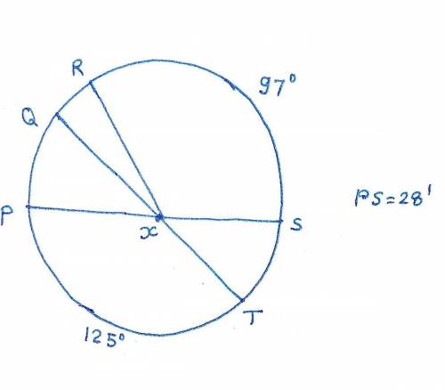 Answered 15. using the circle below, find each arc length. round to the nearest hundredth
