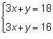 How many solutions exist for the system of equations below?

Answer Choices:
none
one
two
infinite
