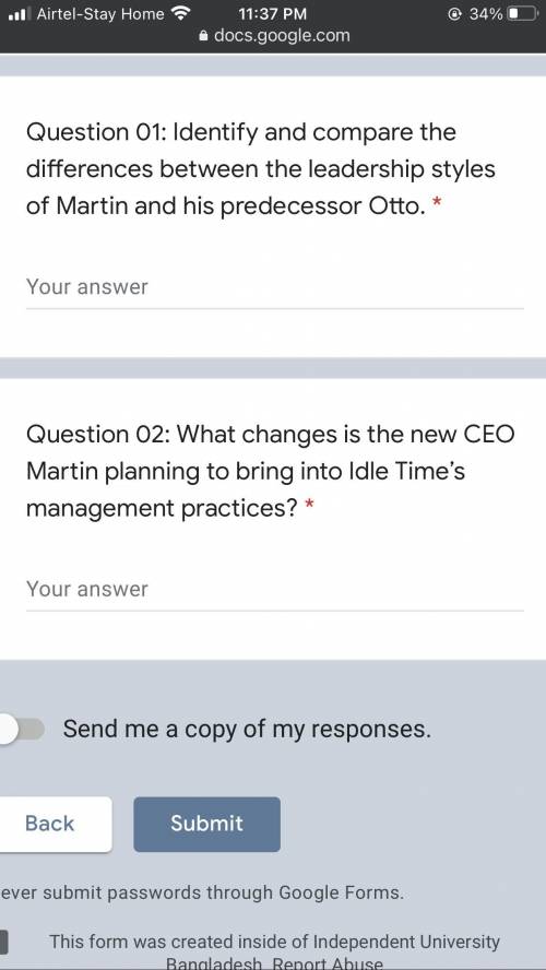 What changes is the new CEO Martin planning to bring into Idle Time’s management practices?