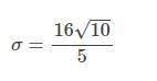 Find the standard deviation of: 141, 116, 117, 135, 126, 121