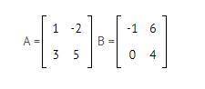 FInd 2A-B

im pretty sure its 
[2 -8]
[3 1]
because you're multiplying each number in the first se