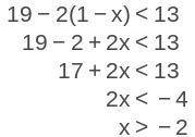 Your classmate says that the solutions to the given inequality are x > -2. Look carefully at the