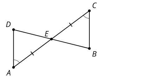 Prove triangle ADE is congruent to triangle CBE.