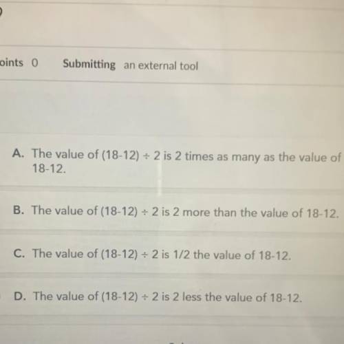 How does teh value of (18-12) + 2 compare to the value of 18-12?!?!