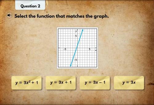 Select the function that matches the graph