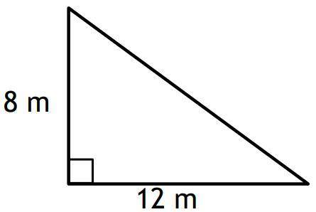 Find the area of the triangle.