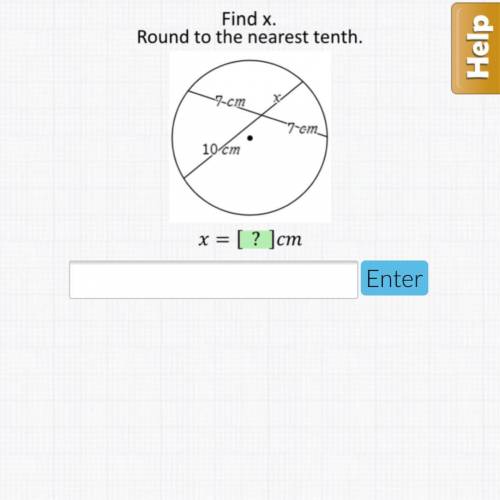 Find x. round to the nearest! geometry