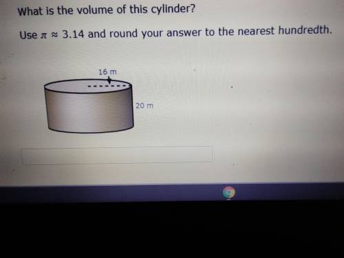 What is the volume of this cylinder