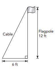Find the length of the cable in the diagram below.