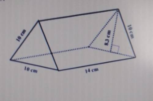 I need help finding the volume of this shape​