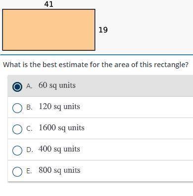 What is the best estimate for the area of this rectangle?